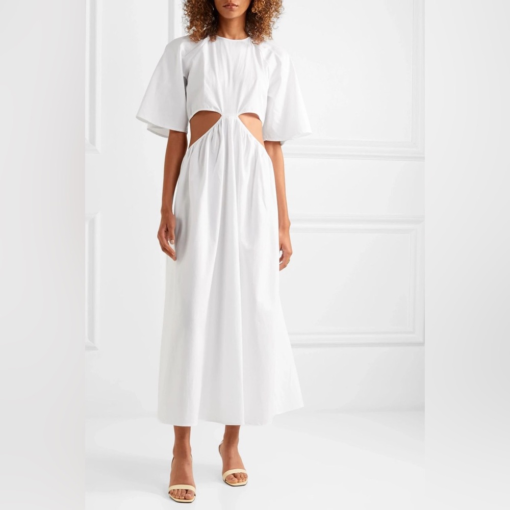 Georgia Alice -  Milan Elegant White Cut-Out Dress